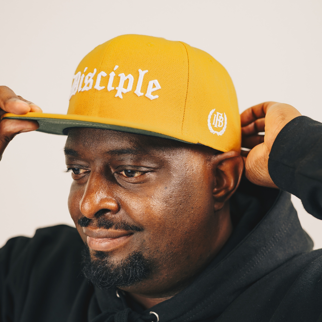 Disciple Snapback Hat Mustard Yellow