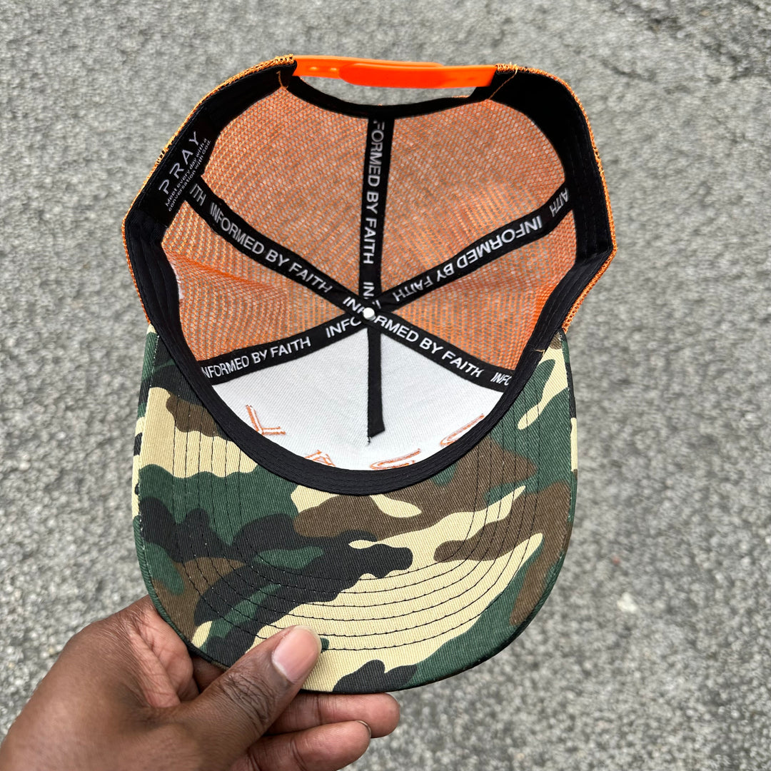 Pray Mesh Trucker Hat - Camo