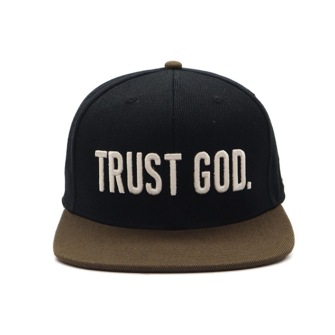Trust God. SnapBack Hat - Chocolate