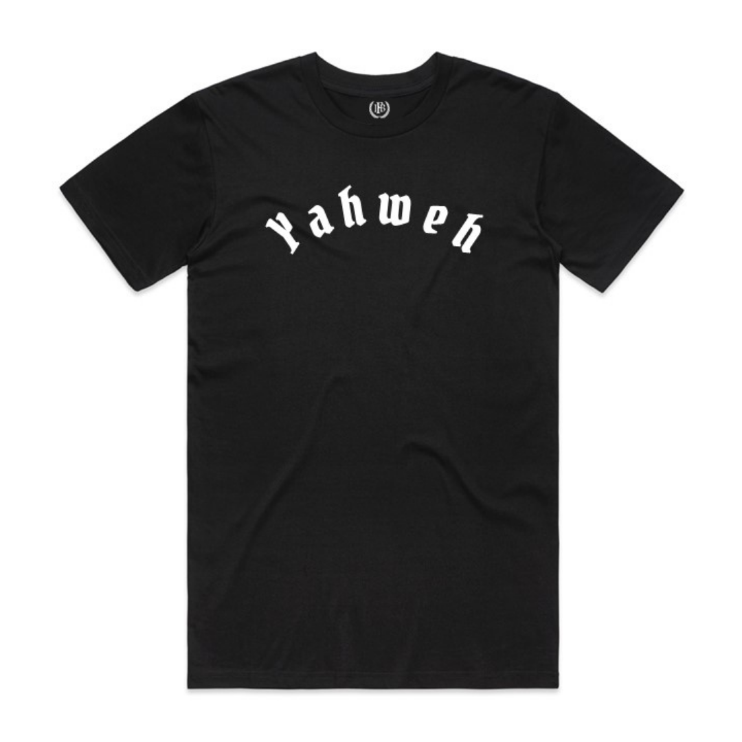 Yahweh Crew Neck T-shirt - Coal Black
