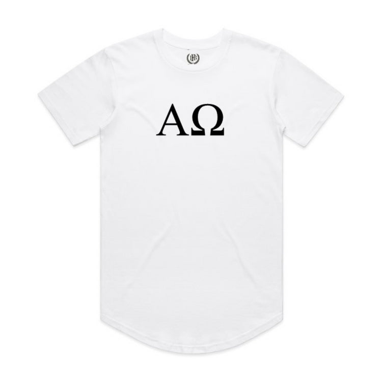 Alpha Omega white Scoop T-Shirt