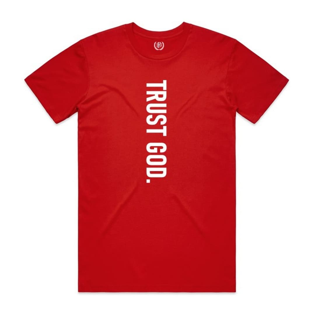 Trust God red T-Shirt